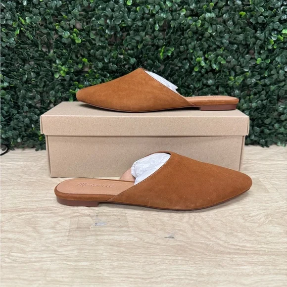 Madewell The Remi Mule In Suede - W8 - Picture 1 of 9